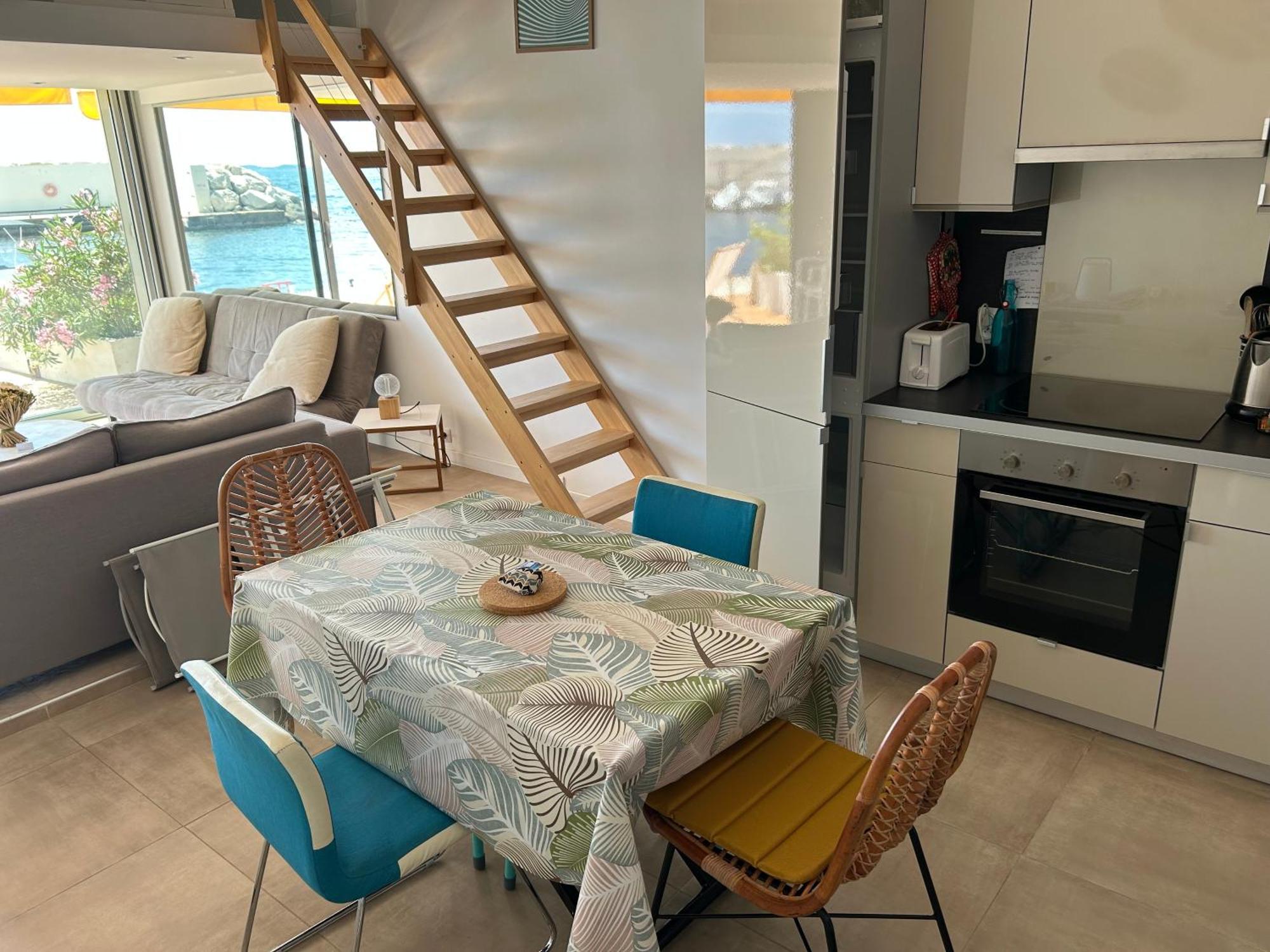 Horizon Bleu Bandol : Appartement Pieds Dans L'Eau Luaran gambar