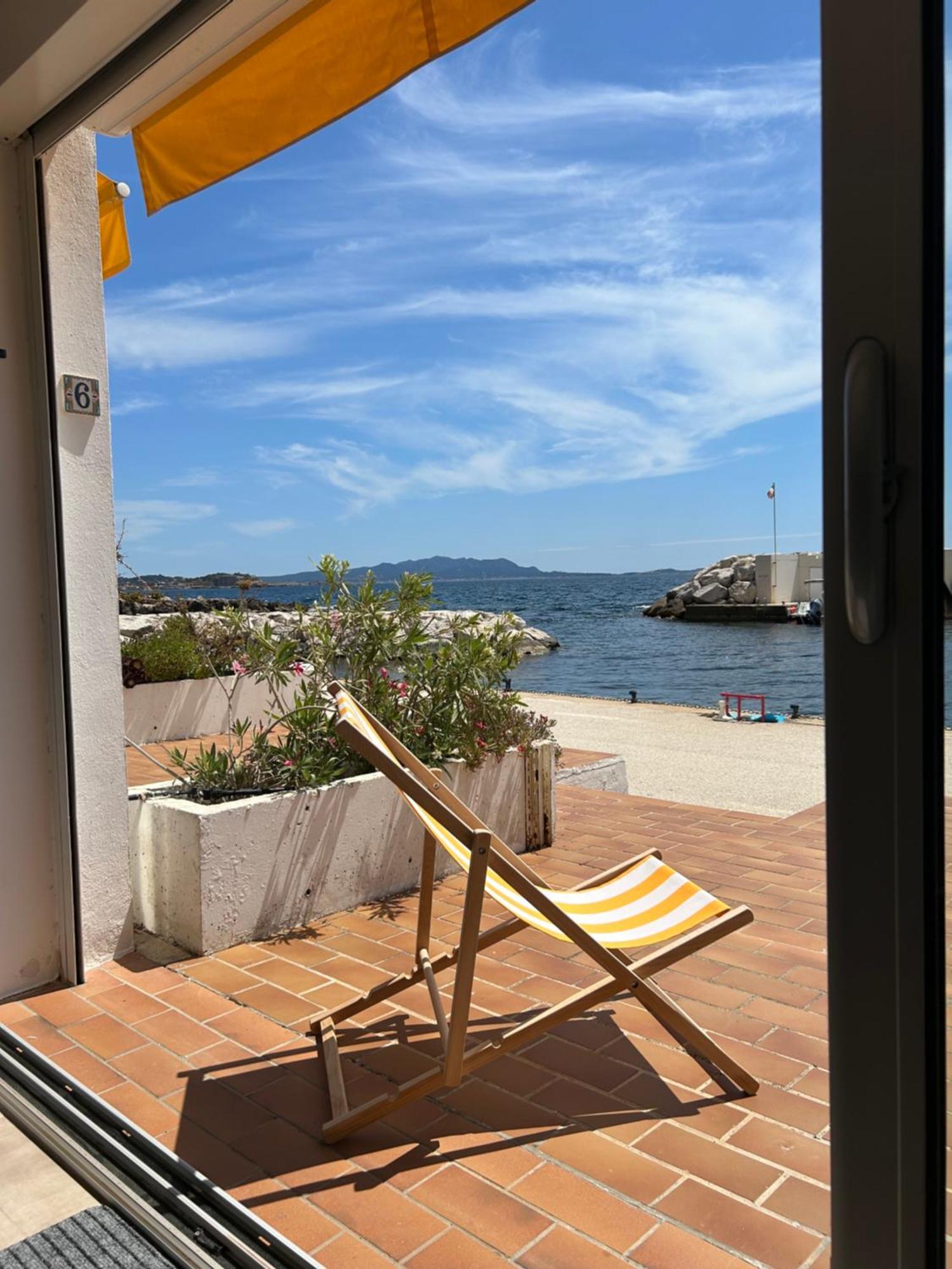 Horizon Bleu Bandol : Appartement Pieds Dans L'Eau Luaran gambar